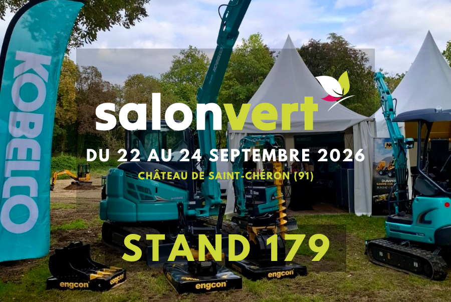 Rendez-vous à Salonvert 2026 avec KOBELCO